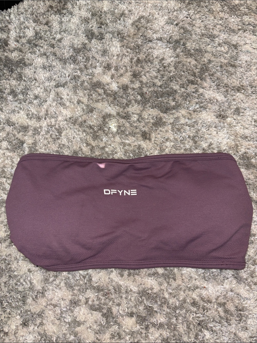 DFYNE Bandeau Sports Bra- Grape